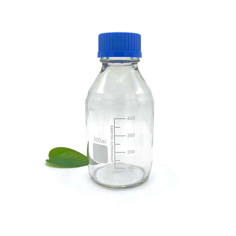 500 ml transparante glazen reagensfles 500 ml transparante glazen reagensfles