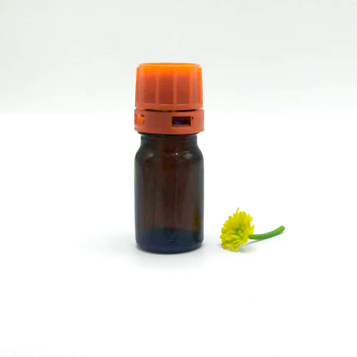 Glazen reagensfles van 5 ml Glazen reagensfles van 5 ml